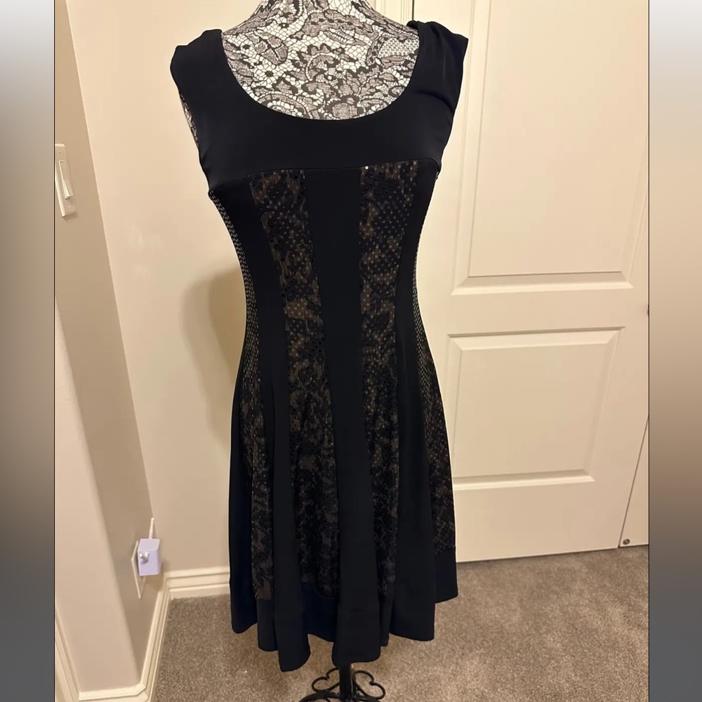 Black Connected Apparel mini dress - size 6